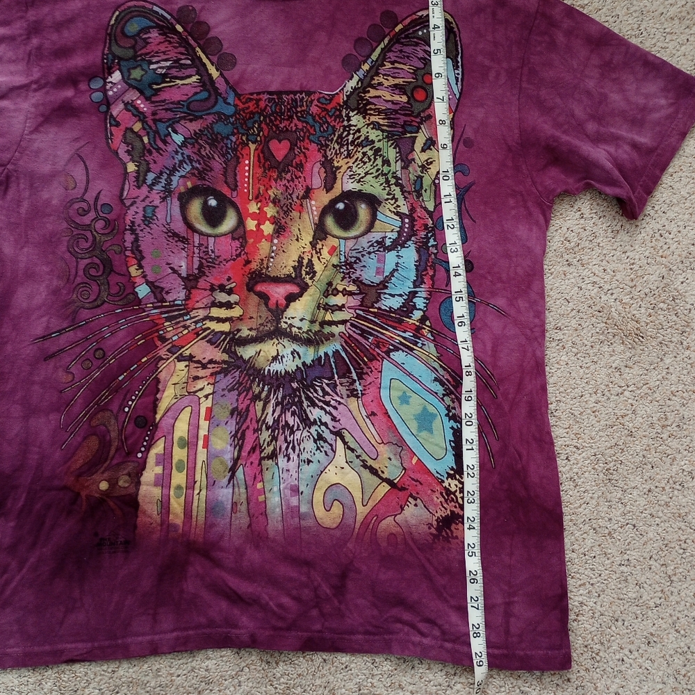 The Mountain Colorful Cat Graphic Shirt - Picture 3 of 5
